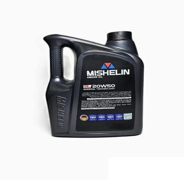 روغن موتور خودروهای بنزینی میشلن اویل مدل 20W50 SL 4.5L، حجم 4.5 لیتر — تصویر ۲
