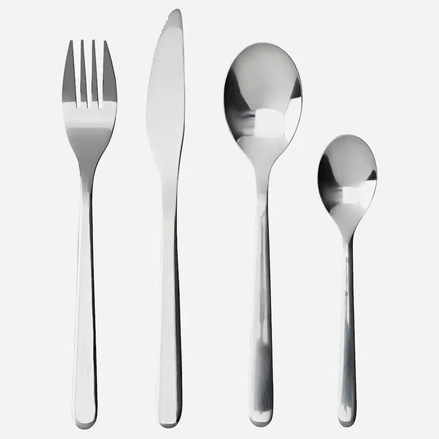 سرویس قاشق چنگال ایکیا IKEA-FÖRNUFT (24 پارچه)