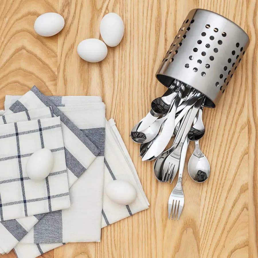 سرویس قاشق چنگال ایکیا IKEA-FÖRNUFT (24 پارچه) — تصویر ۳