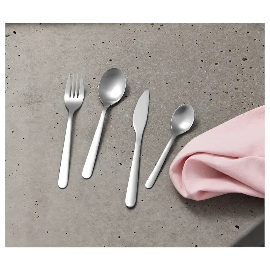 سرویس قاشق چنگال ایکیا IKEA-FÖRNUFT (24 پارچه) — تصویر ۴