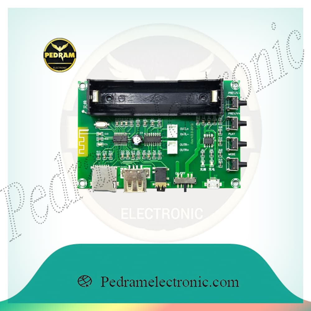 ماژول XH-A150 آمپلی فایر بلوتوثی ۱۰W با ورودی USB و TF Card
