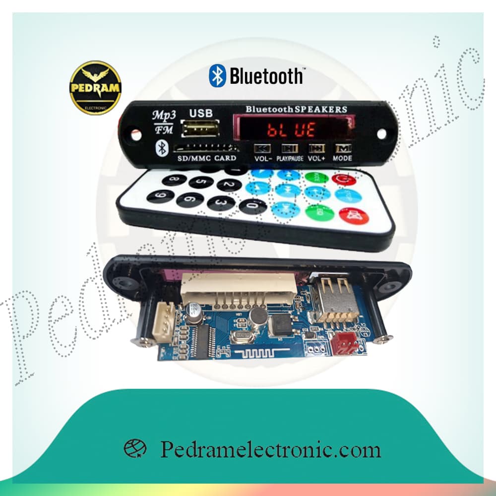 ماژول بلوتوث اورجینال فلدر دار برد بزرگ آبی-MAJOL BLUETOOTH