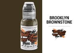 رنگ تاتو ورد فیمس Brooklyn brownstone حجم ۱۵میل (بروکلین بروان قهوه ای زیتونی) — تصویر ۲