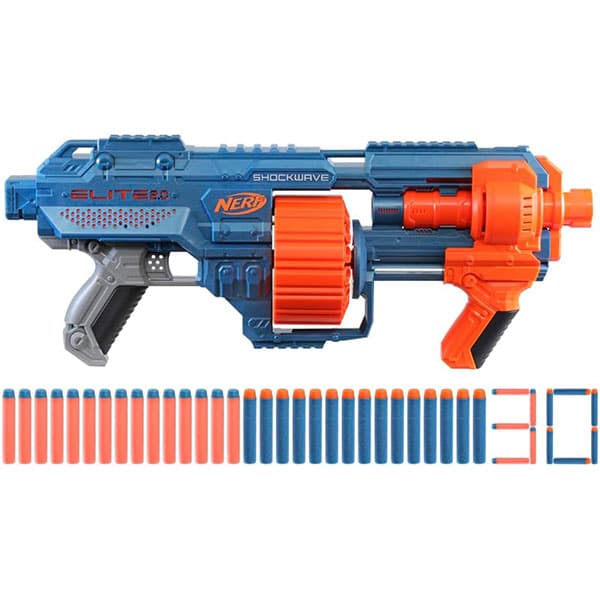 تفنگ نرف Nerf مدل Elite 2.0 Shockwave RD-15 — تصویر ۲