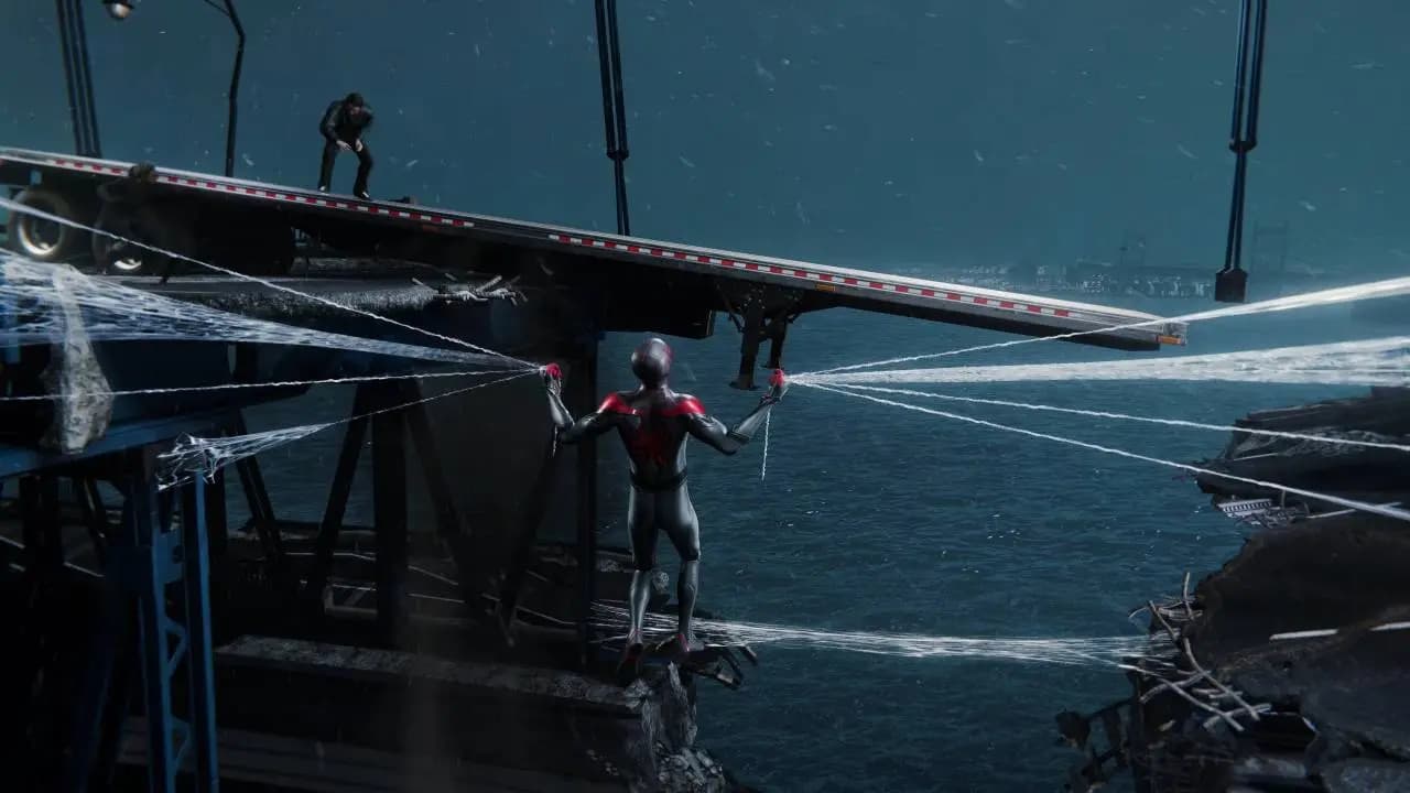 دیسک بازی Spiderman: Miles Morales برای PS4 — تصویر ۵