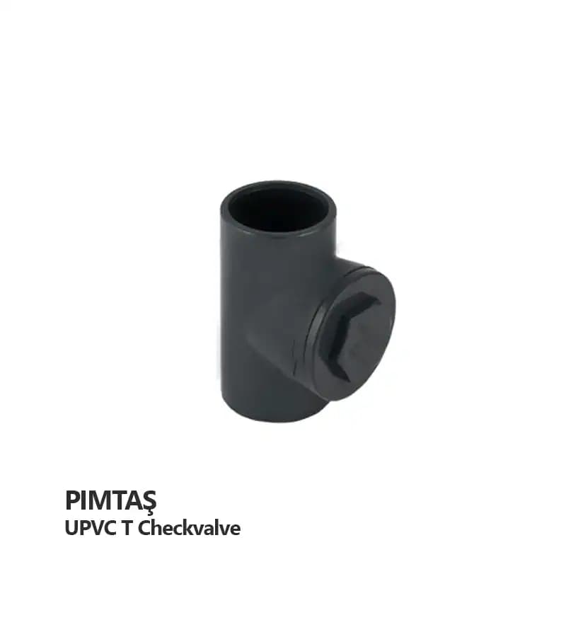 شیر خودکار دریچهای UPVC پیمتاش (Pimtas) سایز 50 میلیمتر