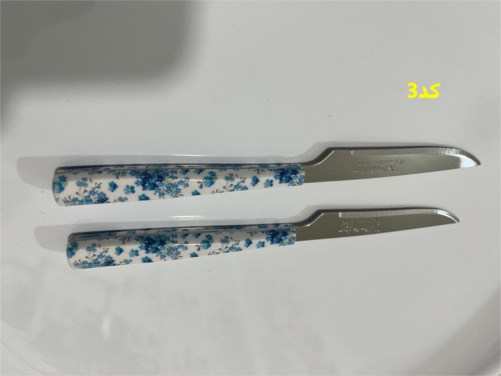کارد میوه خوری تک 12 عددی منیاتور ( 8 طرح متنوع ) — تصویر ۴