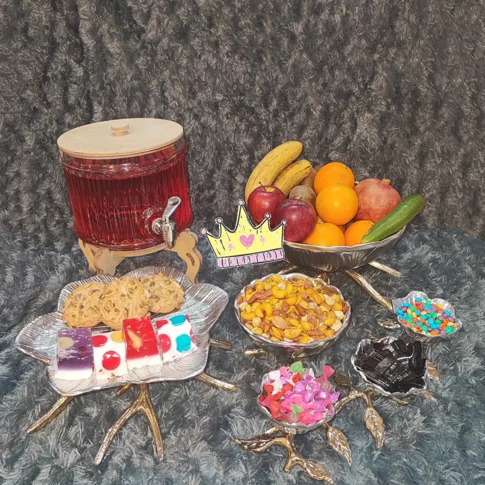 کلمن شیشه ای یک طبقه طرح هایکا شیشه ساده — تصویر ۳