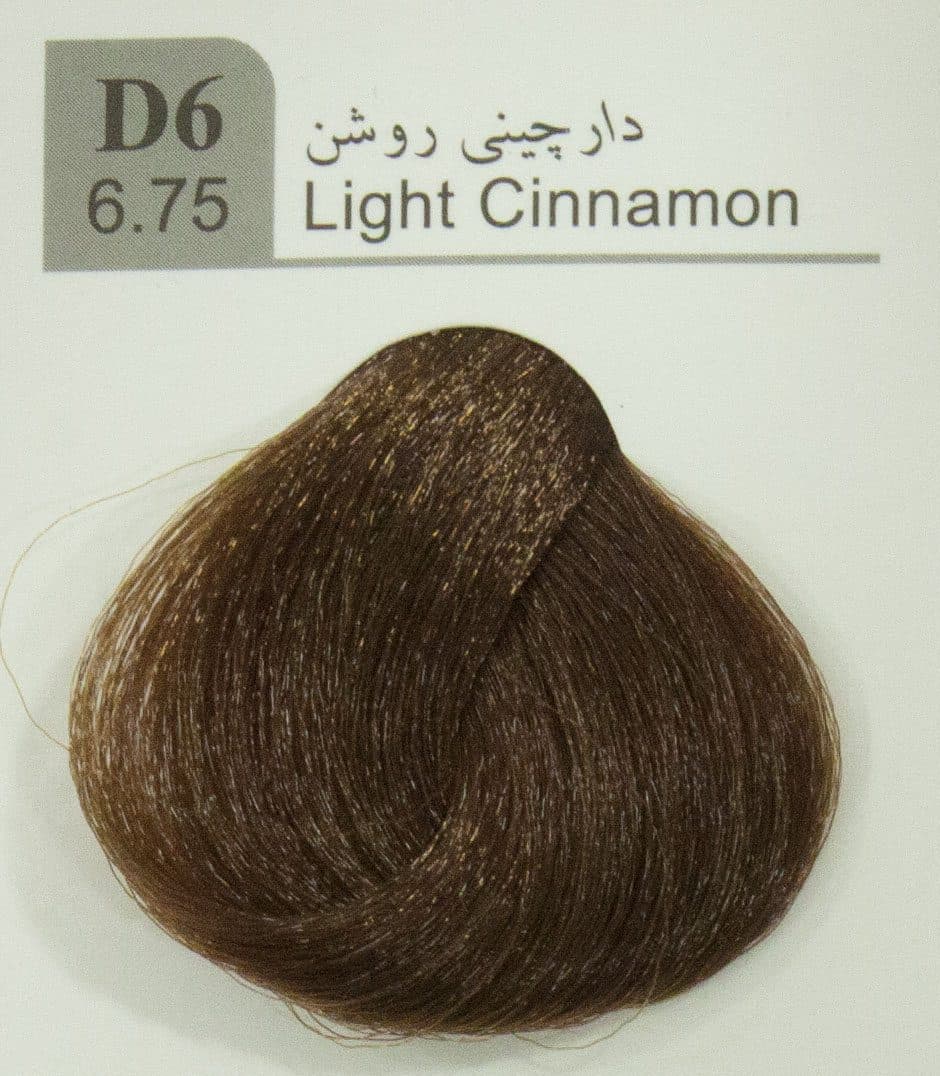 رنگ مو دوپیر دارچینی روشن شماره 6.75 حجم 100 میلی لیتر — تصویر ۲