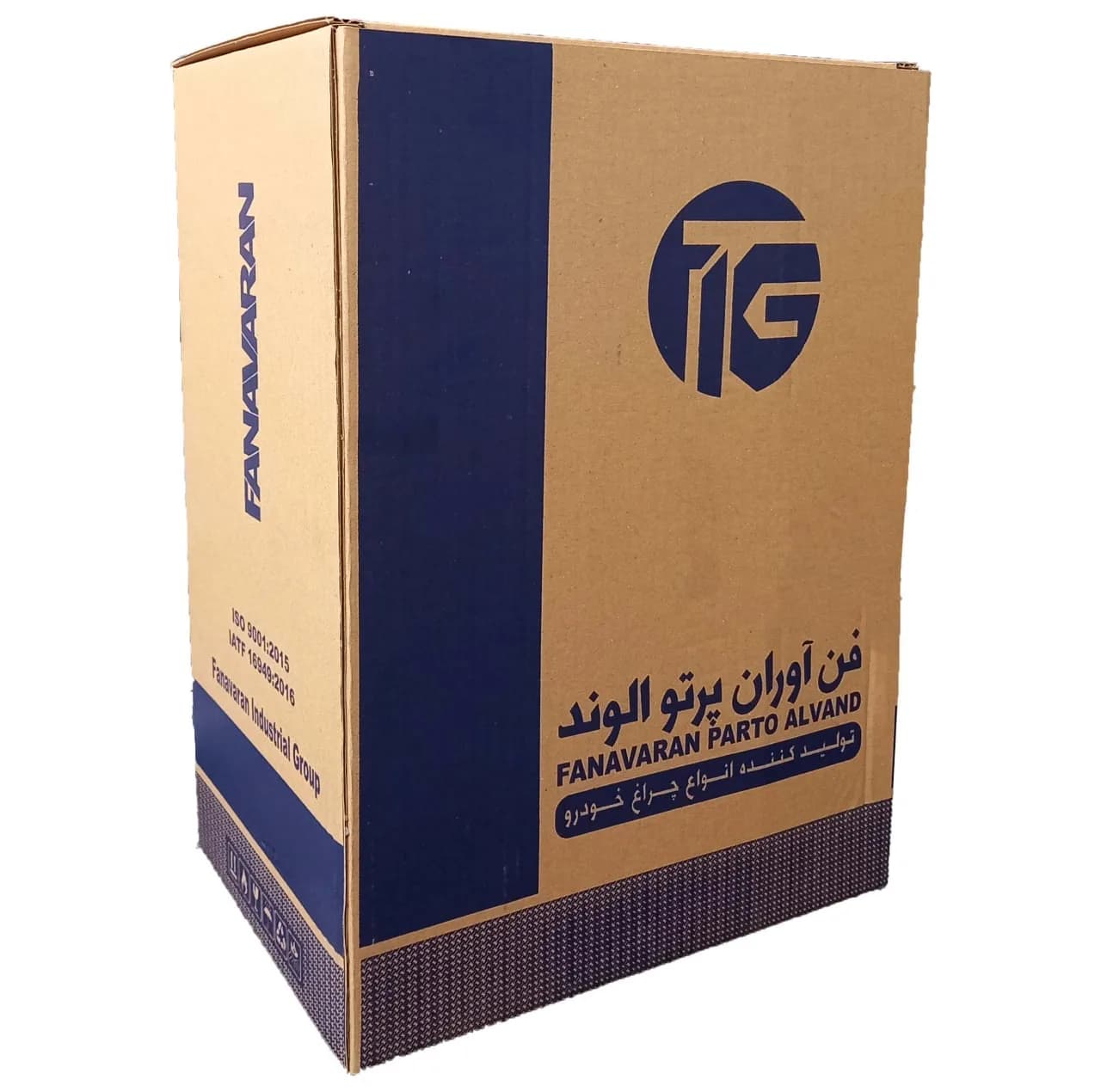 چراغ مه شکن جلو راست خودرو فن آوران پرتو الوند مدل YM110 مناسب برای پژو پارس — تصویر ۲