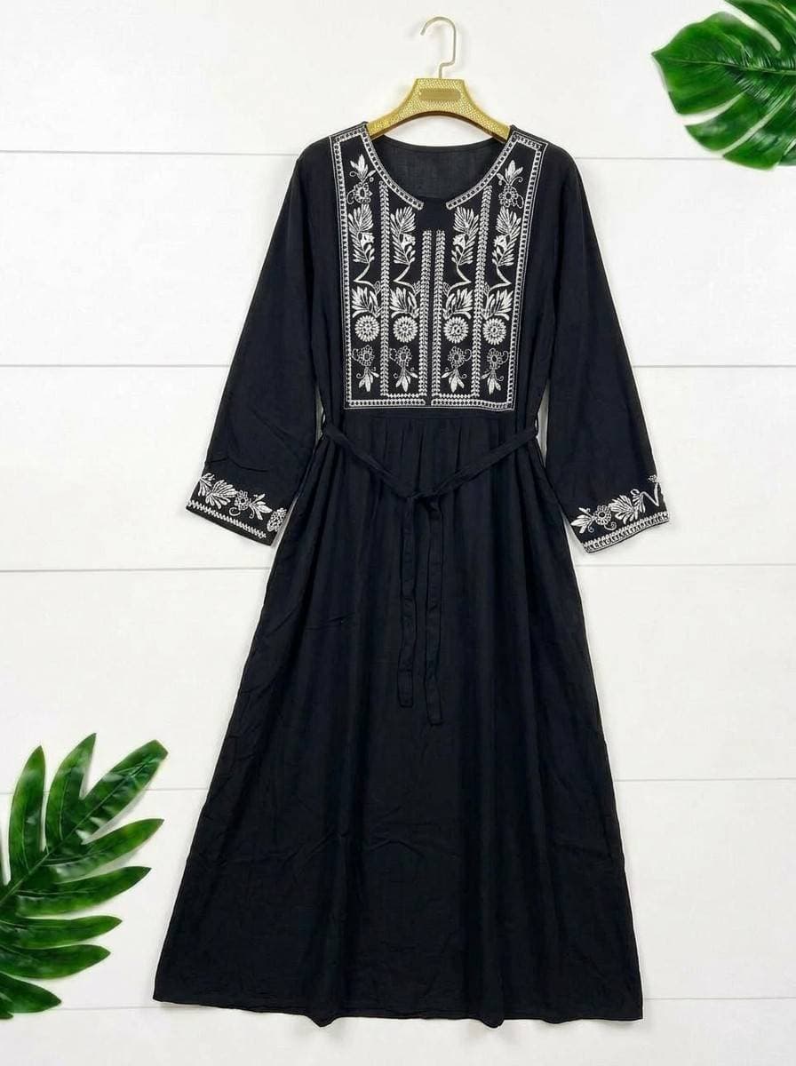 پیراهن ساحلی زنانه نخی پوپک mg15630 — تصویر ۲