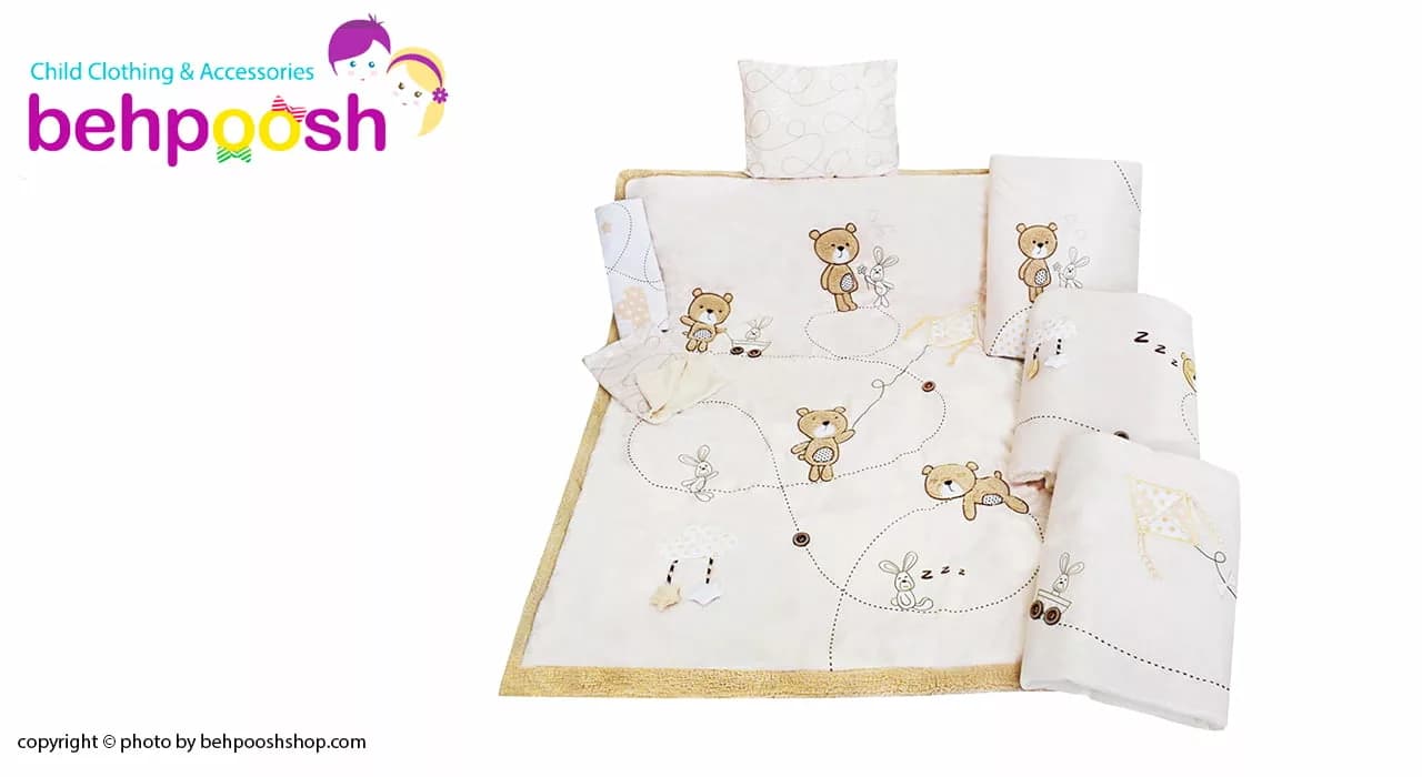 سرويس خواب هفت تكه Bear & Kite رزبرن RoseBorn — تصویر ۳