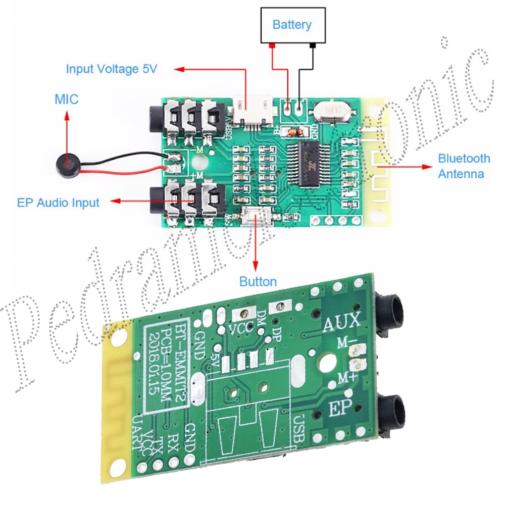 ماژول بلوتوث BOARD BLUETOOTH BT-EMMIT-2-3350