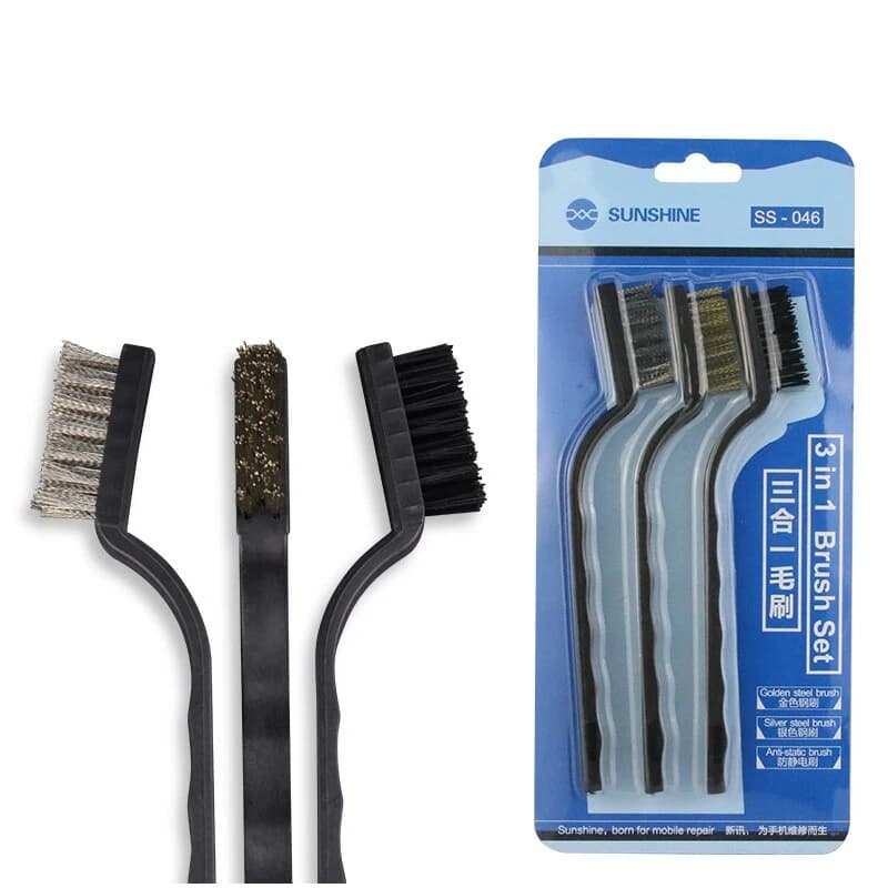 فرچه آنتی استاتیک سانشاین مدل SUNSHINE SS-046 مجموعه 3 عددی — تصویر ۳