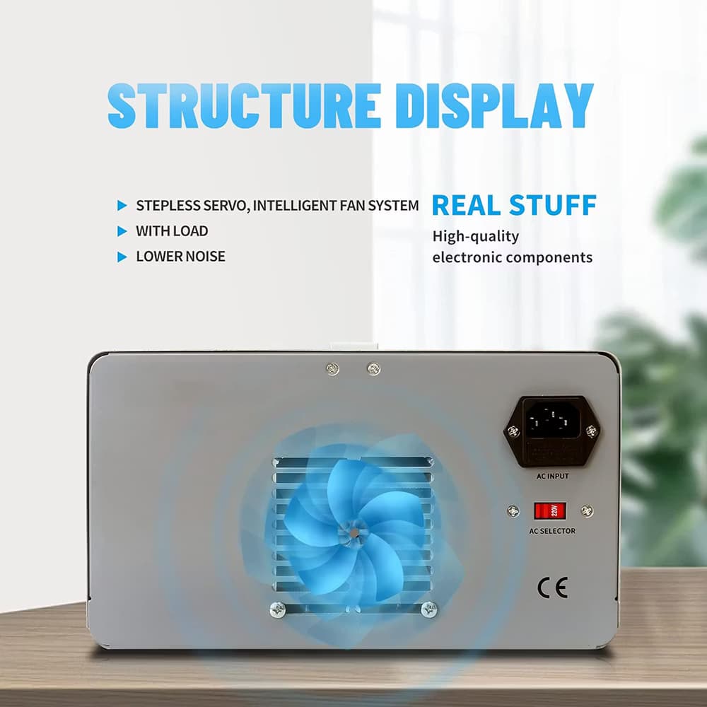 منبع تغذیه خطی ماتریکس مدل MATRIX MPS-3010H-1 — تصویر ۴