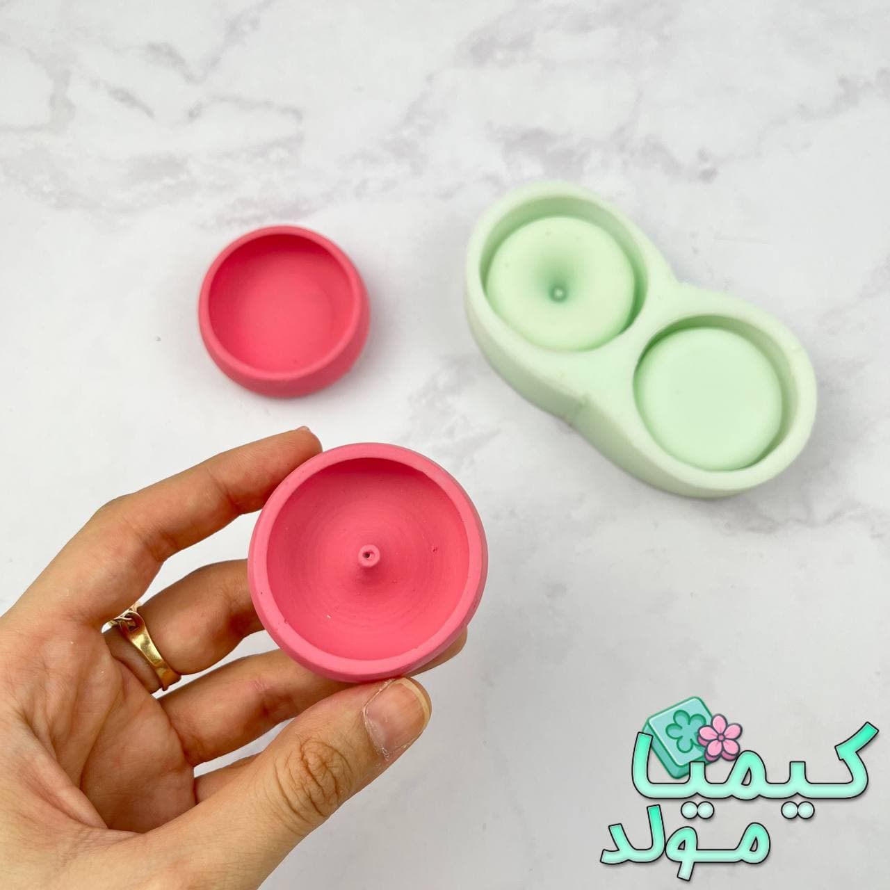 قالب سیلیکونی ست مینیمال شات و جاعودی کیمیامولد — تصویر ۴