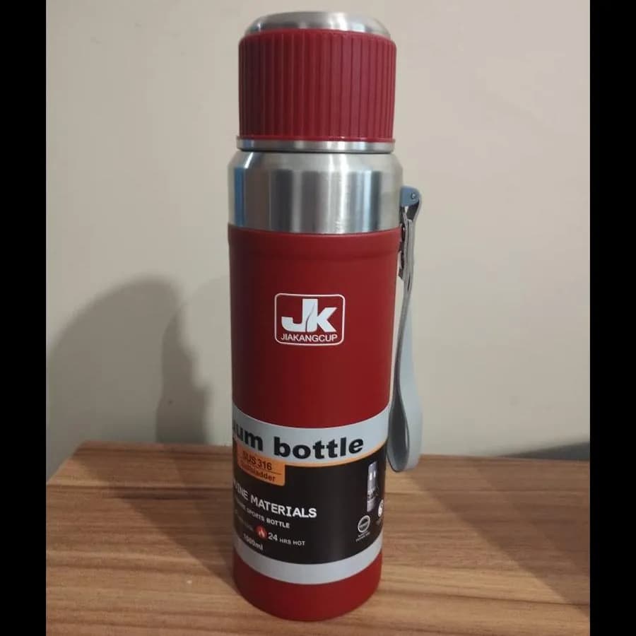 فلاسک جی کی JK مدل Vacuum گنجایش 1000 میلی لیتری | استیل — تصویر ۲