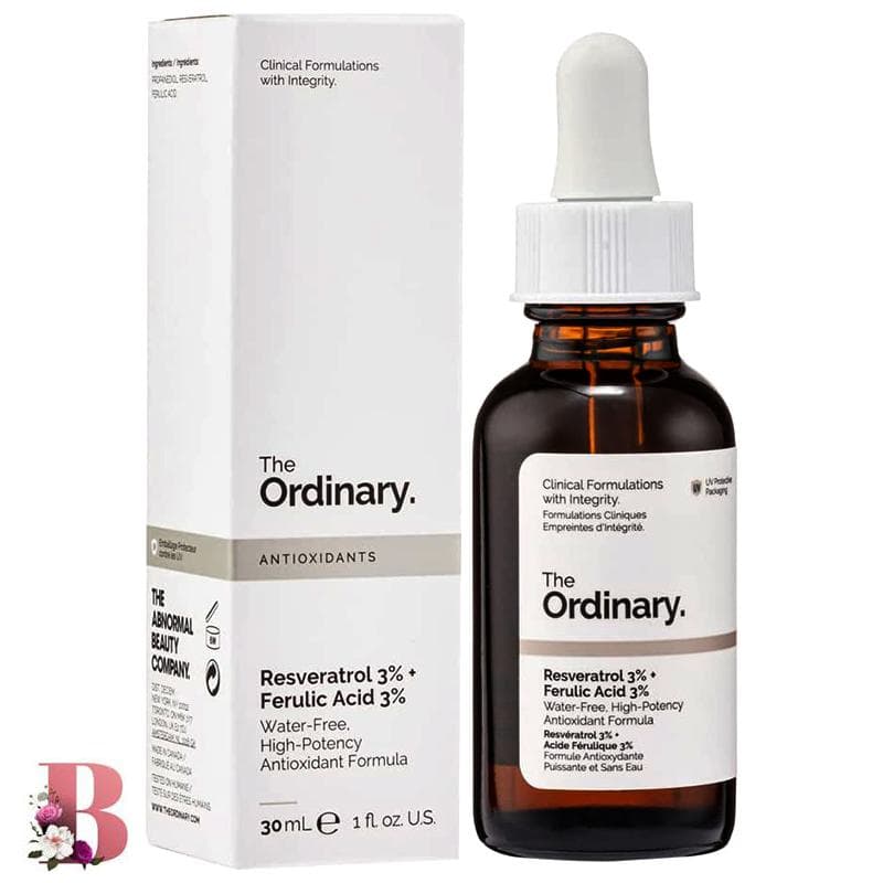 سرم آنتی اکسیدان و ضد پیری رسوراترول و اسید فرولیک دی اوردینری حجم ۳۰ میلی لیتر | The Ordinary Resveratrol 3% Ferulic Acid 3% 30ml