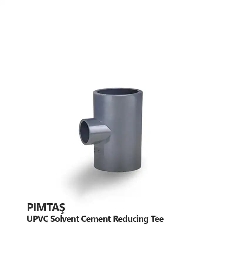 سه راهه تبدیل چسبی UPVC پیمتاش سایز 63 × 110 میلیمتر