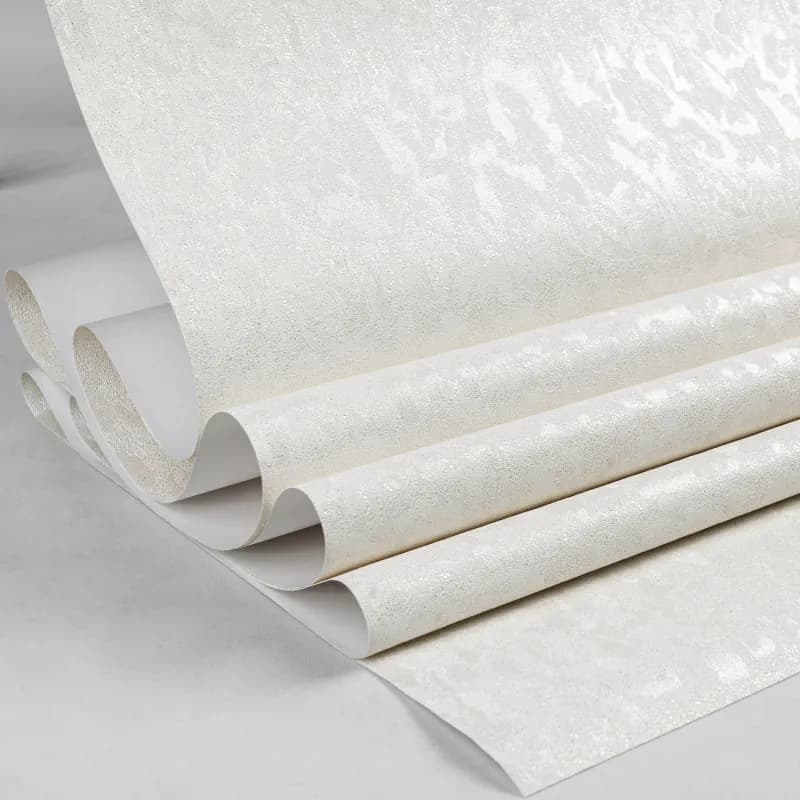 کاغذ دیواری هاش دو او H2O طرح ساده کرم کد 912C — تصویر ۳