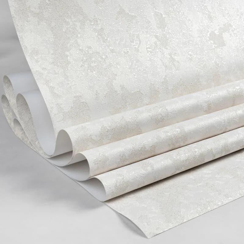 کاغذ دیواری هاش دو او H2O طرح ساده کرم کد 911C — تصویر ۳
