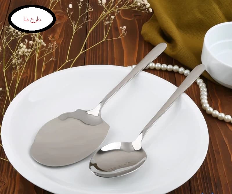 سرویس قاشق و چنگال 6 نفره 38 پارچه mg — تصویر ۳