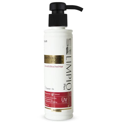 ماسک تثبیت کننده رنگ مو لیمپیو حاوی عصاره انار مناسب مو رنگ شده ( بدون آبکشی ) حجم 350 میل