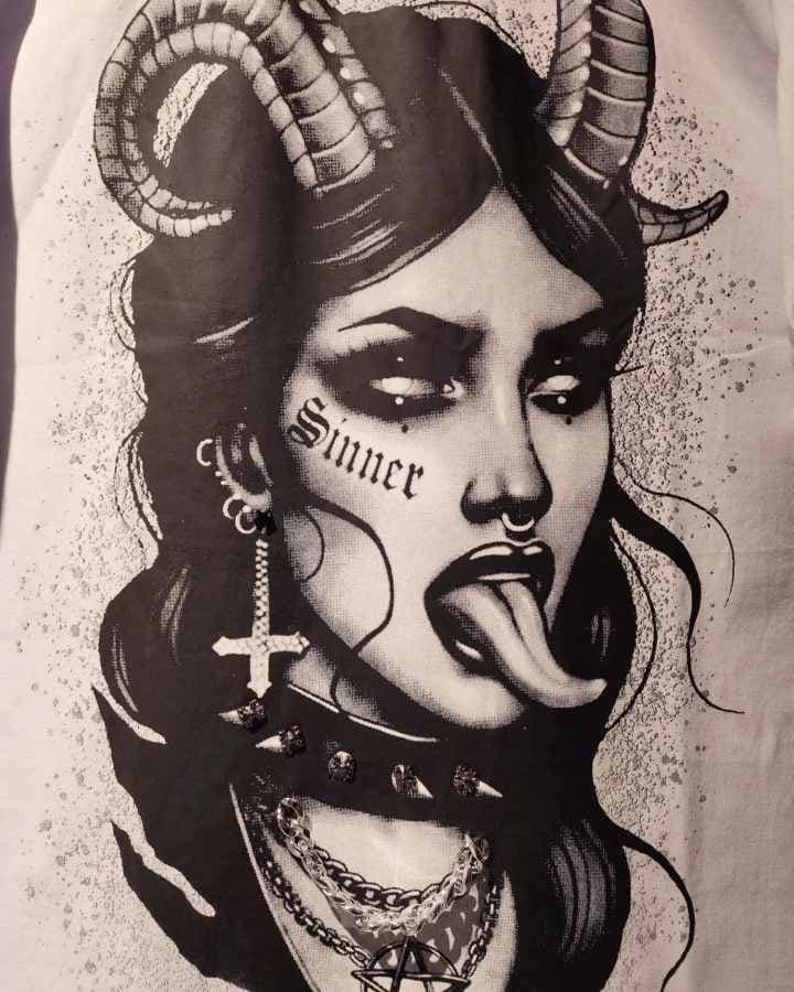 تیشرت bad girl کد 426 — تصویر ۳