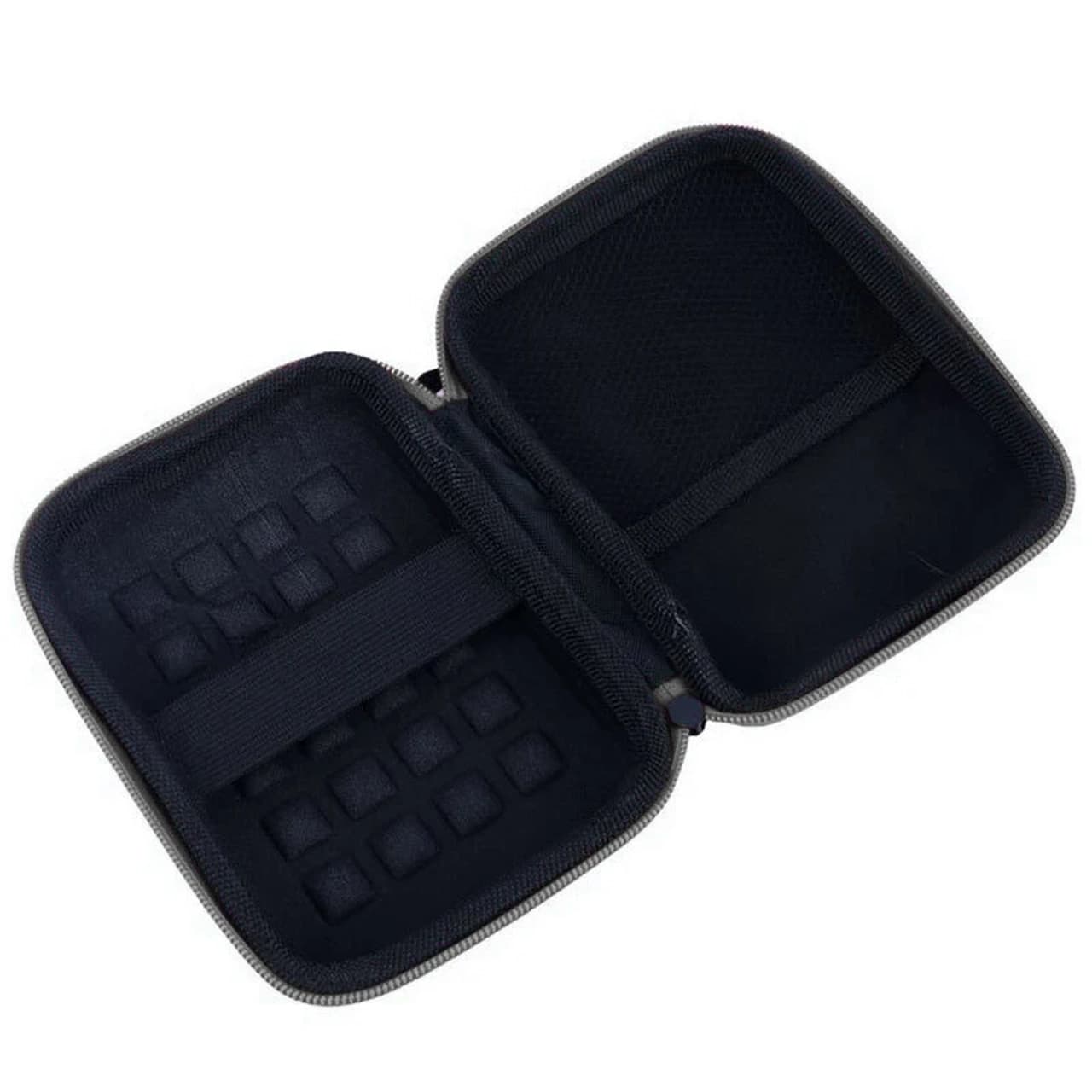 کیف هارد سایز 15×12 سانتیمتری – مشکی طوسی – RYL — تصویر ۲