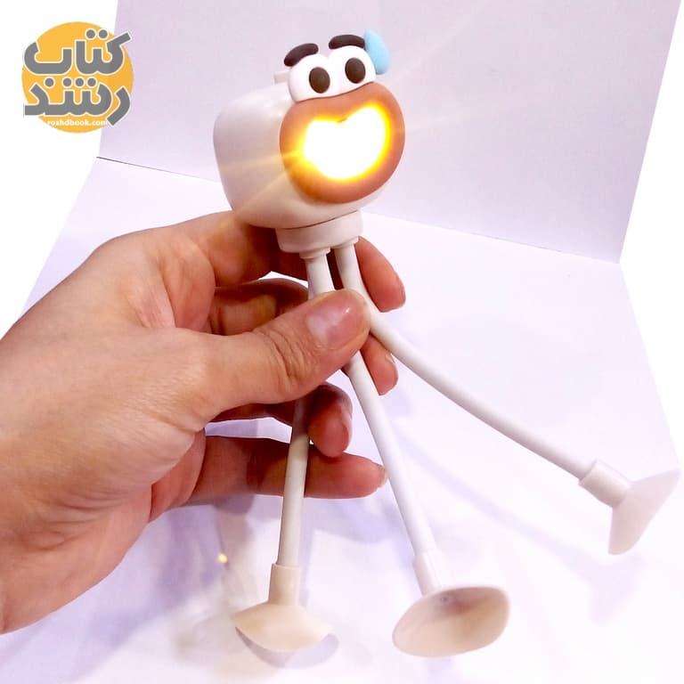 چراغ مطالعه کوچک سه پا چسبونکی — تصویر ۲