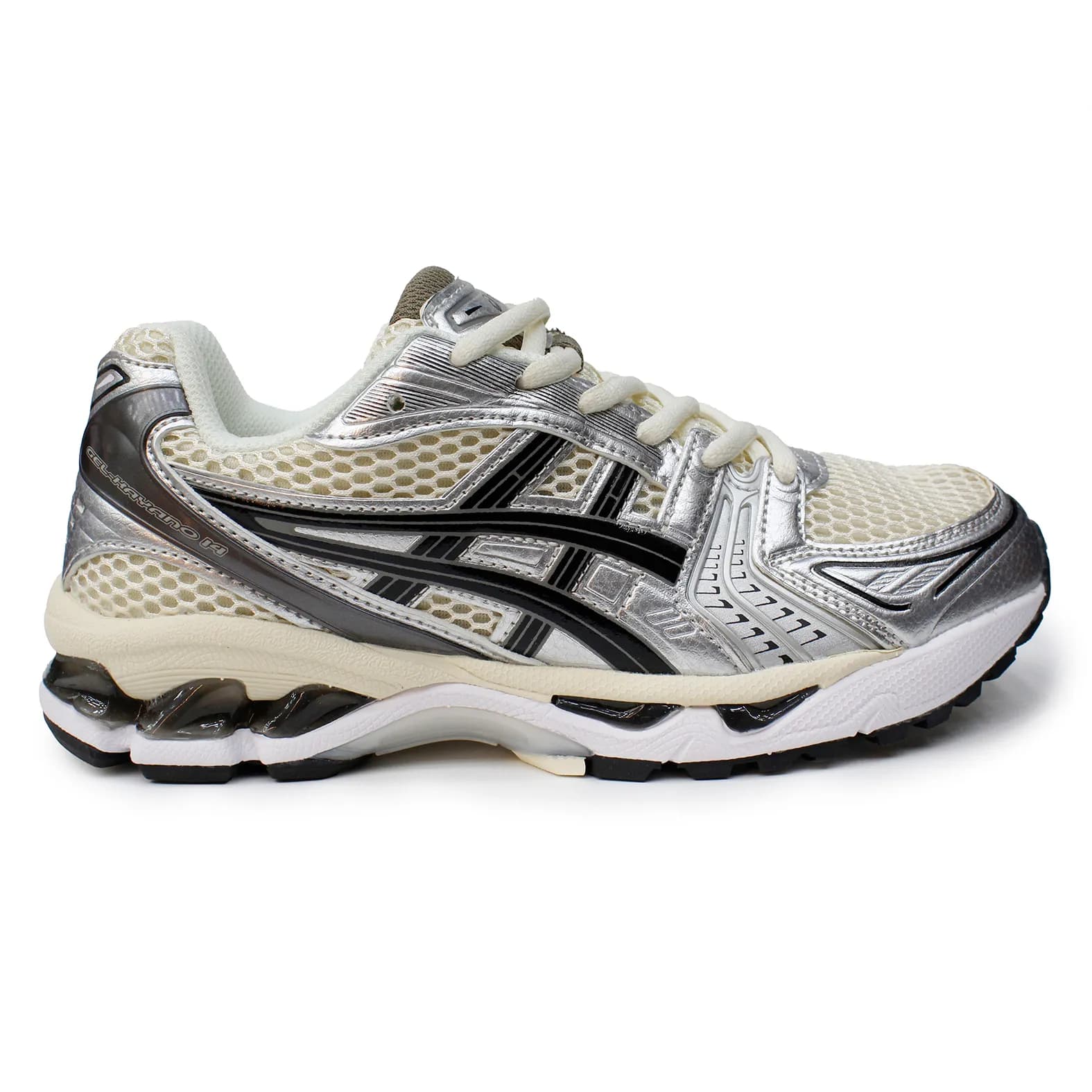 کفش آسیکس کایانو 14 ( asics kayano 14)رنگ سفید طوسی | ویتنام — تصویر ۲