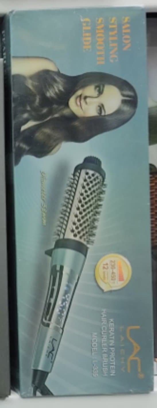 برس حرارتی حالتدهنده و فرکننده گرد لایچی LAC LAICHY مدل L-338 با پوشش سرامیکی و فناوری یونساز اصل و اورجینال — تصویر ۳