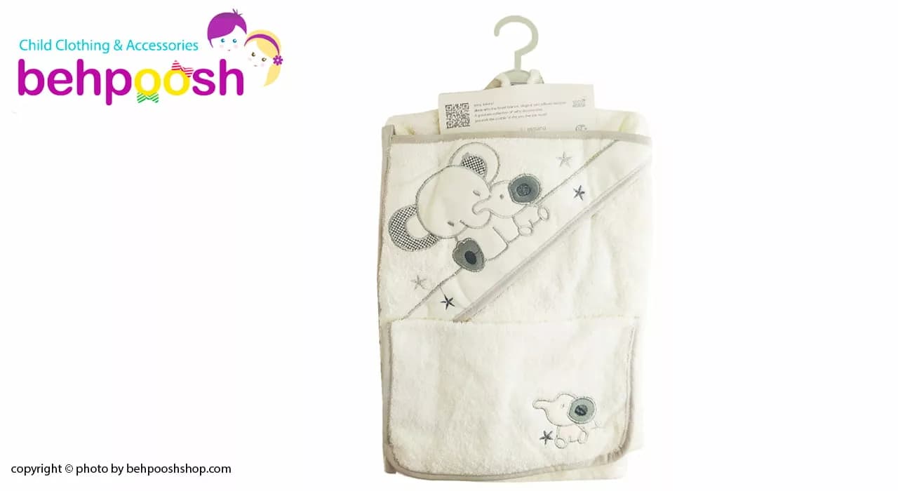 ست حوله تن پوش لوکس دو فیل مادركر Mothercare — تصویر ۴