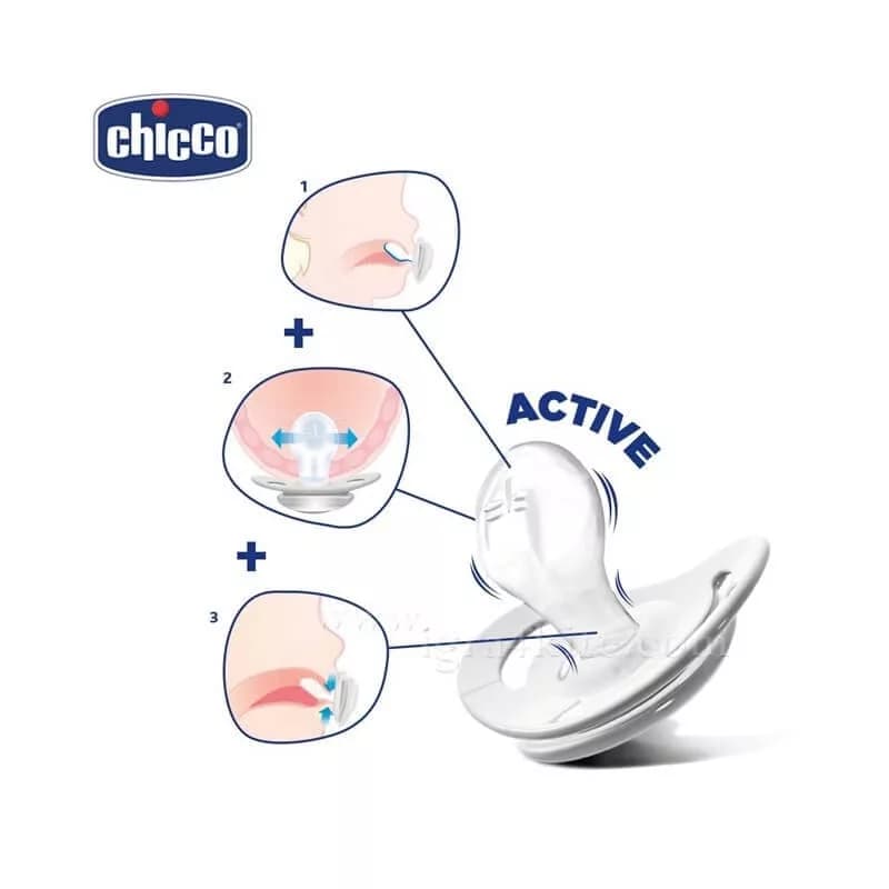 پستانک سیلیکونی چیکو chicco مدل: فيزيوكامپكت سيليكان — تصویر ۷