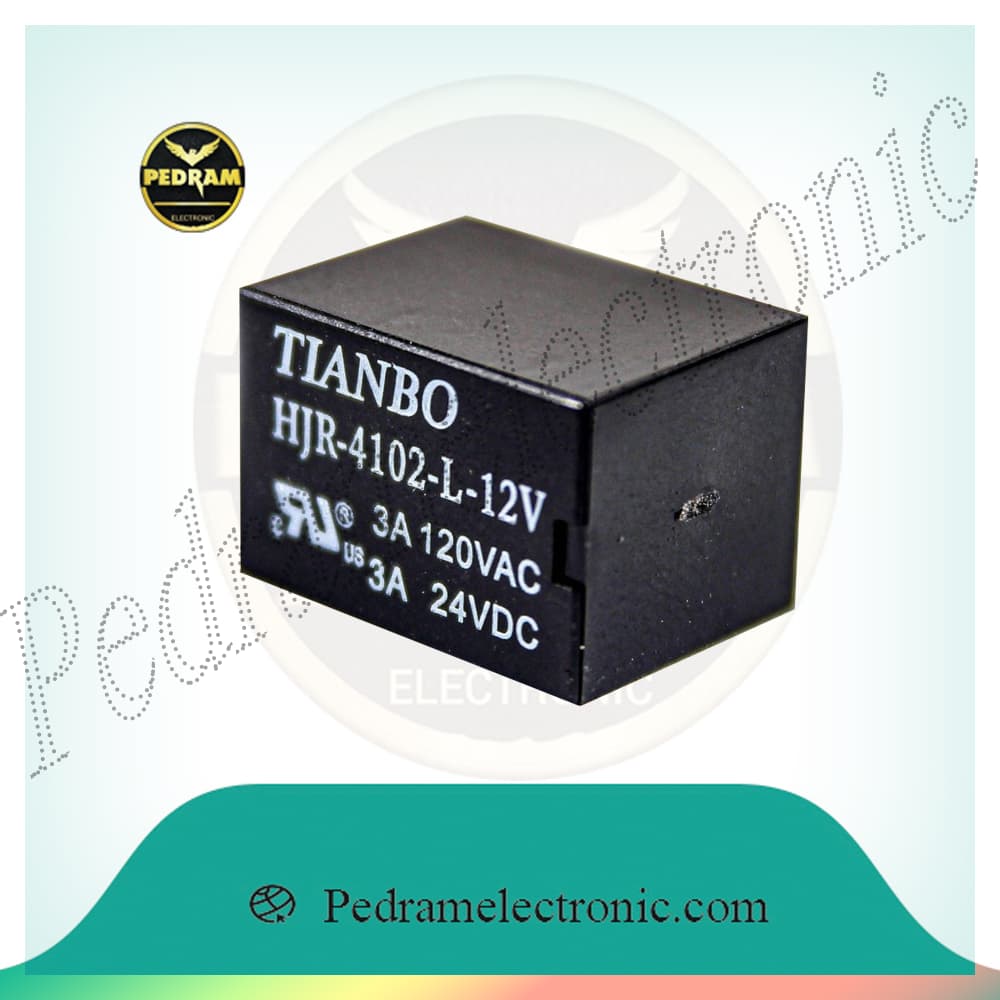 رله RELE 12V 3A 5PIN 4102E