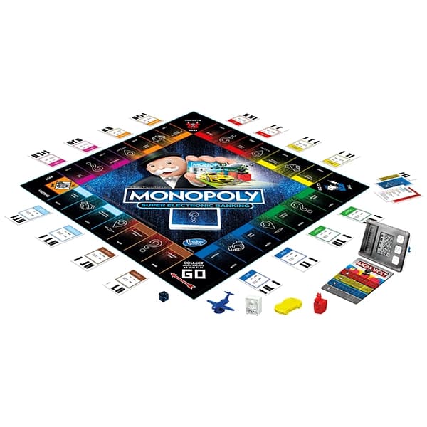 بازی فکری MONOPOLY کارتخوان دار مدل Super Electronic Banking — تصویر ۲