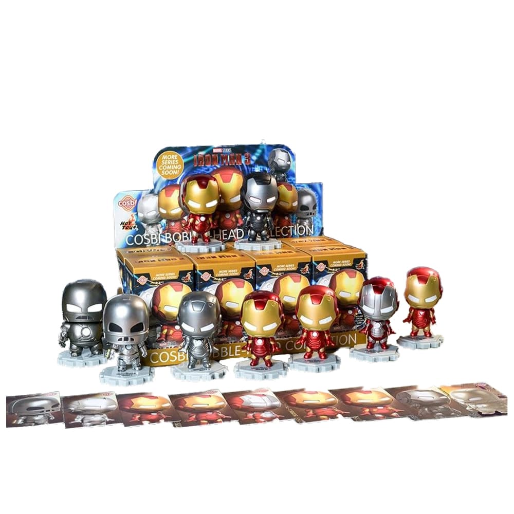 بسته 8 عددی فیگور شانسی Hot Toys مدل Iron Man 3
