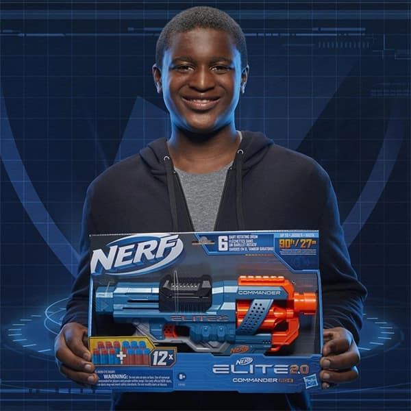 تفنگ نرف Nerf مدل Commander RD-6 2-Pack — تصویر ۲