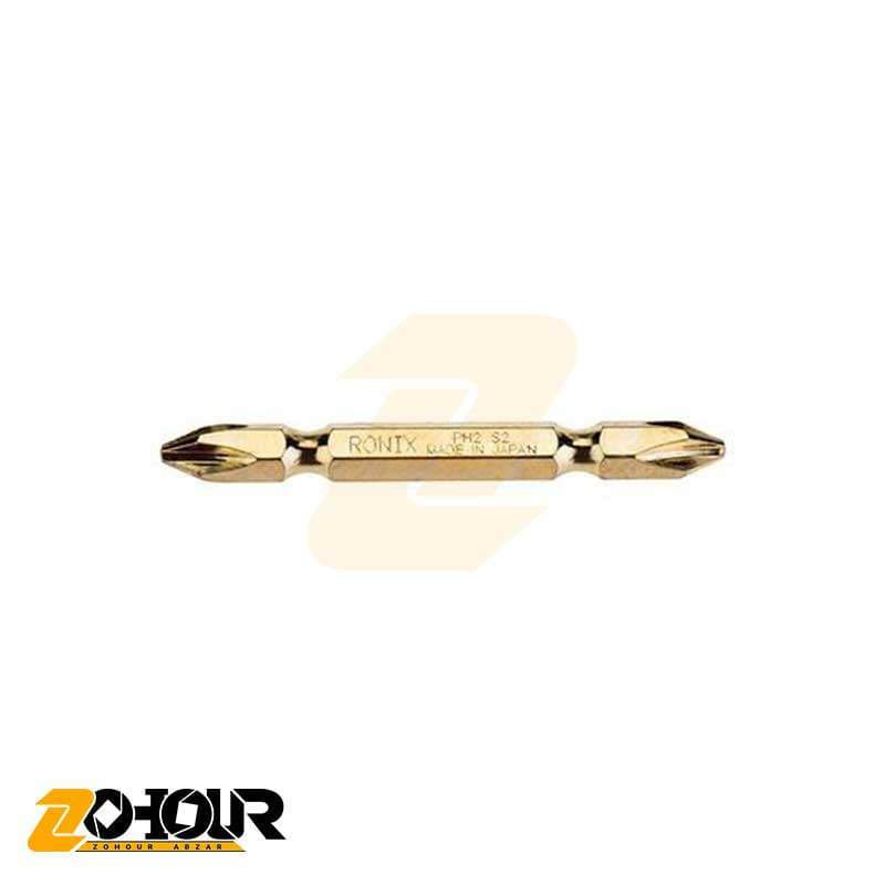 سری پیچ گوشتی دوسر چهارسو PH2*65mm رونیکس مدل Ronix RH-5401 — تصویر ۲