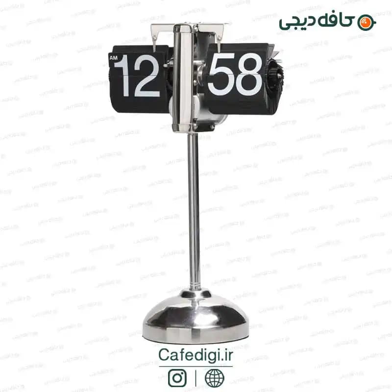 ساعت رومیزی ورقه ای پایه بلند Flip Desk Clock Retro Long Neck — تصویر ۲