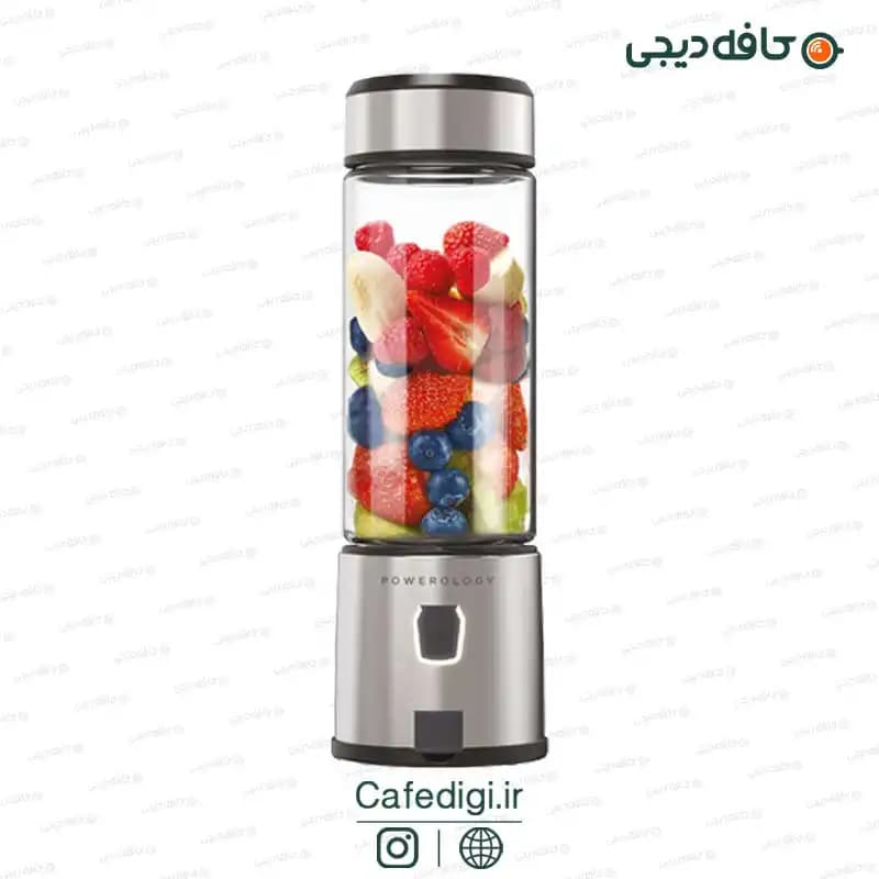 مخلوط کن شارژی پاورولوژی Powerology P6BPJ BK — تصویر ۲