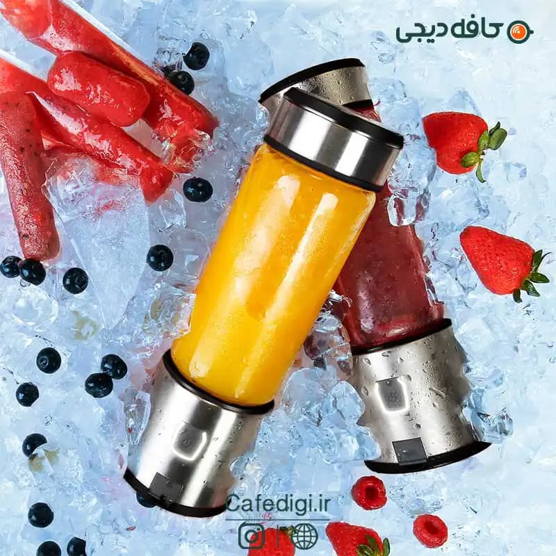 مخلوط کن شارژی پاورولوژی Powerology P6BPJ BK — تصویر ۵