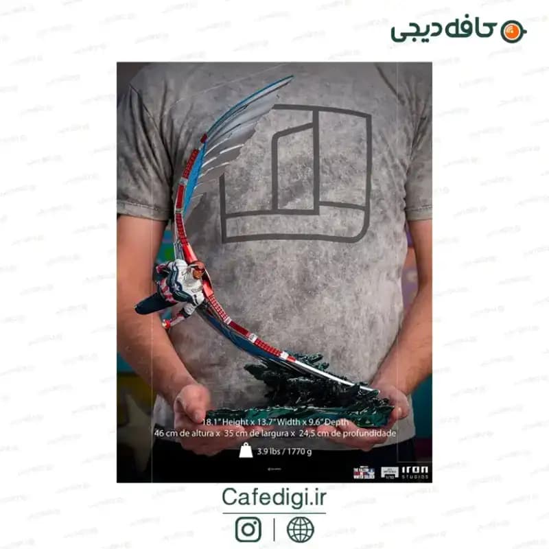 اکشن فیگور آیرون استودیو کاپیتان آمریکا سم ویلسون — تصویر ۵