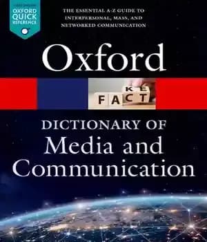 دانلود کتاب A Dictionary of Media and Communication – فرهنگ رسانه و ارتباطات
