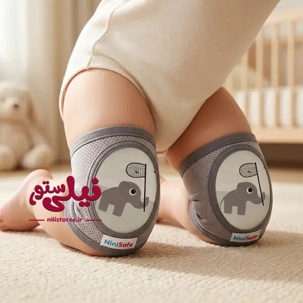 زانو بند نوزاد طرح فیل برند نینی سیف Nini safe