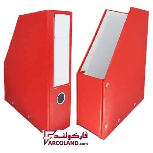 زونکن سه گوش لب کج ایستاده سلفونی سایز A4 بسته 10 عددی | جا مجله ای و کتابی — تصویر ۳
