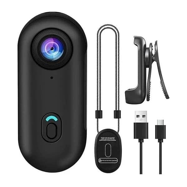 دوربین ورزشی قابل حمل ورزشی ضدآب SPORTS CAMEA H.264 گیرهای و قابل آویز از گردن کیفیت 4K — تصویر ۳