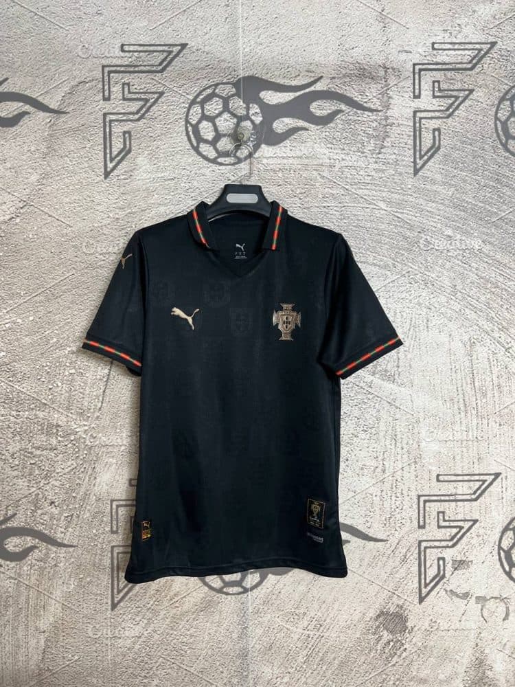 لباس دوم پرتغال جام جهانی 2026 (پلیری) مشکی — تصویر ۳