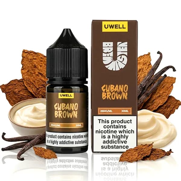 سالت نیکوتین کوبانو قهوه ای یوول | UWELL CUBANO BROWN SALT 30ML