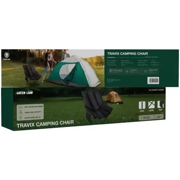 صندلی کمپینگ تاشو گرین لاین مدل Green Lion Travix Camping Chair — تصویر ۴